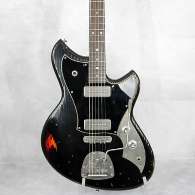 Novo Serus J Dealer Limited - Medium Distress - Bull Black over '64 Sunburst **Authorized Dealer** image 1