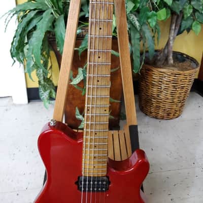 Ernie Ball Music Man AXIS SPORT 1998 RED HH MAPLE TREM image 3