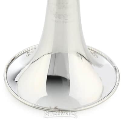 B&S 3143 Challenger II Professional Bb Trumpet - #43 Bell  Silver-plated (Cha2Tpt43Sd1) image 3