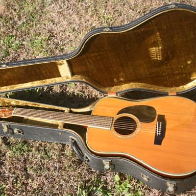 1970s Morris W100D B. Rosewood Jacaranda Body, Tree of Life, Solid Spruce Top, Pick up +Hard Case image 1