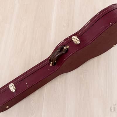 1960 Wandre Blue Jeans Vintage Aluminum Neck Hollowbody Guitar Black w/ Davoli Pickup, Case image 18