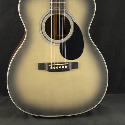 Martin OMJM John Mayer 20th Anniversary Platinum Gray Burst image 1