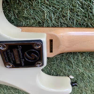 Samick Greg Bennet Signature Series Strat MB-1/PW - Cream Off-White image 8