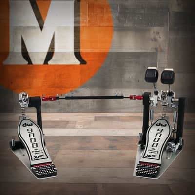 DW 9000 Series XF Extended Footboard Double Bass Drum Pedal w/ Bag (DWCP9002XF) image 1