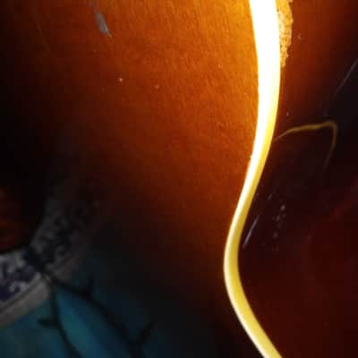 Hondo Dreadnought Acoustic Vintage Sunburst image 8