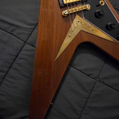 Gibson Custom Shop '58 Mahogany Flying V Reissue 2019 - 2021 - VOS Natural Walnut image 4