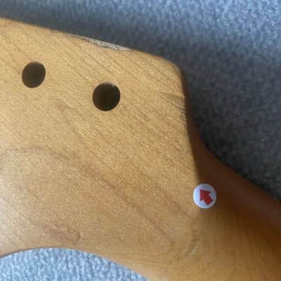 Maple Wood Guitar Strat Stratocaster Style Neck, Rosewood 21 Frets Fingerboard image 4