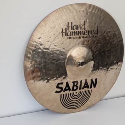 Sabian 14" Hand Hammered Rock Hi-Hat TOP Cymbal 1996 - 1998 - Brilliant image 2