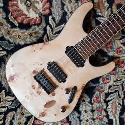 Ibanez S7721PB NTF 7 string electric guitar || S series hardtail 2015 image 1