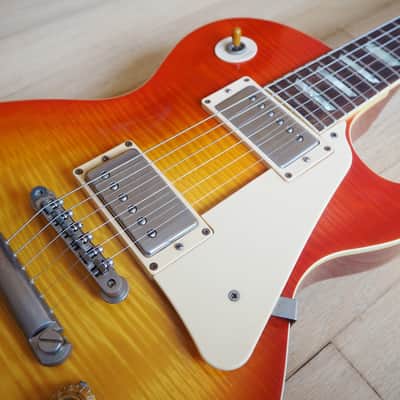 1980s Burny by Fernandez Super Grade Les Paul Standard Vintage Guitar Flame Top Japan image 7