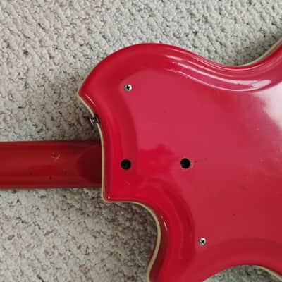 1964 Airline Supro Res-o-glass Husk Vintage Cool! Rare Excellent neck and frets, Luthier parts project restoration 1960s 60s 64 image 9
