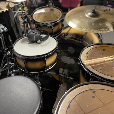 Tama Superstar Hyperdrive 5pc Drum Set - Dark Desert Burst image 2