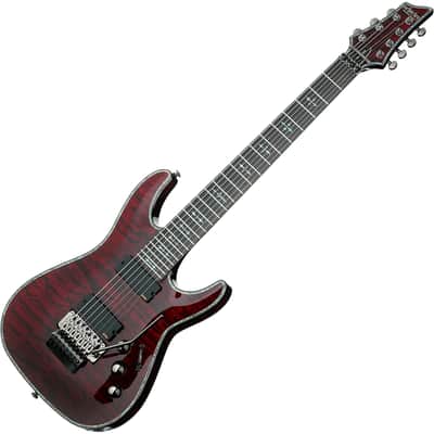 Schecter Hellraiser C-7 FR Electric Guitar - Black Cherry (BCH) (1812) image 3