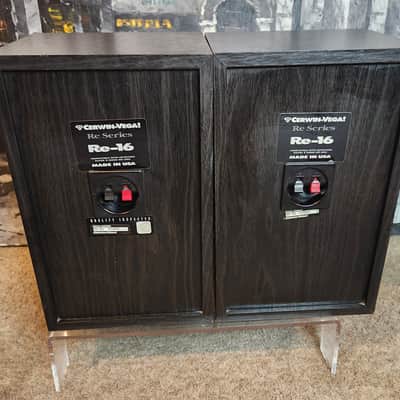 Cerwin-Vega Cerwin-Vega RE-16 vintage 2-way bookshelf speaker 2000 - Black image 5