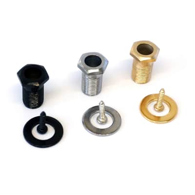 Guitar Anatomy Locking Tuners for Stratocaster and Telecaster Guitars - GA05-LK Machine Heads - Gold 6-in-line LH image 4