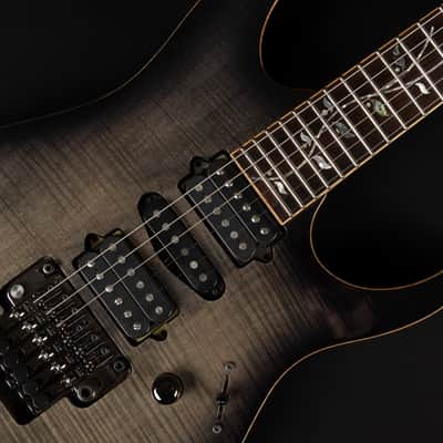 2020 Ibanez J. Custom RG8570Z-BRE with Ebony Fretboard - Black Rutile | Japan Custom Shop "AAA" Flame Top Tree of Life DiMarzio HSH Pickups Push/Pull Coil Split RG-8870 Upgrade | CoA OHSC image 18