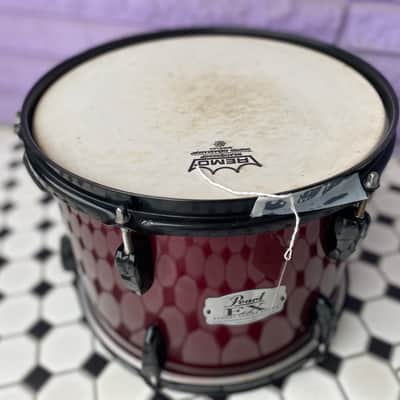 Pearl Export 8x12” Tom- 2000s - Red wine image 3