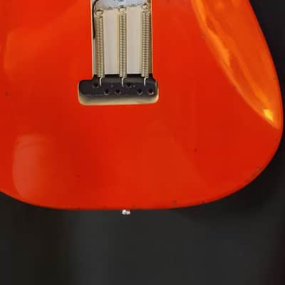 Warmoth Gary Moore inspired 61 Fiesta Red Strat Not Fender guitar 2000 Fiesta Red image 5