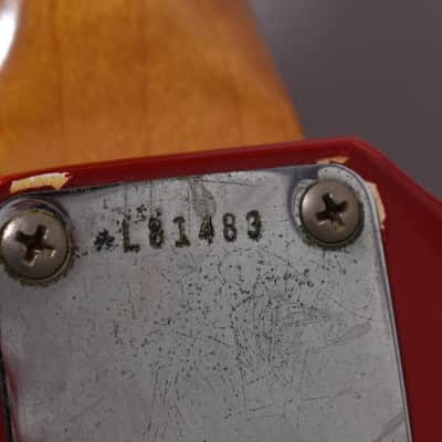 1965 Fender Mustang Dakota Red L-Series 'A' Neck w/OHSC image 16