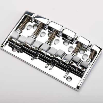 Gotoh 404BO-5 Bass Bridge 5-String Chrome image 2