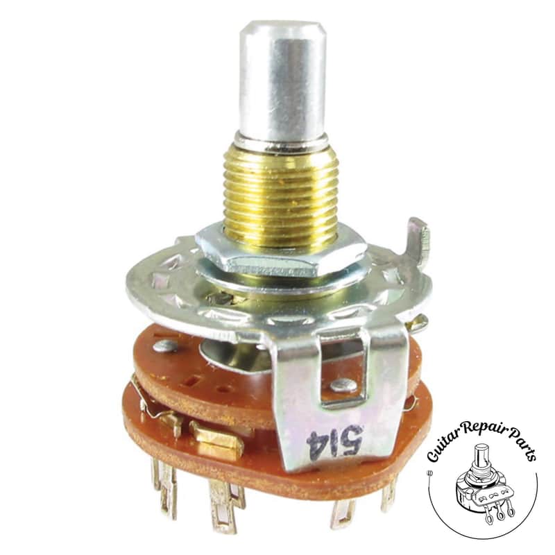 Alpha 3 Position, 3 Pole, Rotary Selector Switch image 1