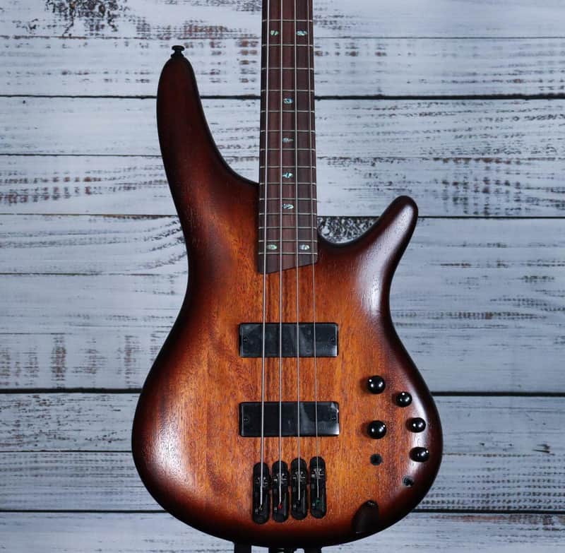 *DEMO* Ibanez SR500A SR Standard 4str Electric Bass | Mahogany Brown Burst Low Gloss image 1