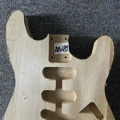 SSS Unfinished Strat Style Guitar Body image 2
