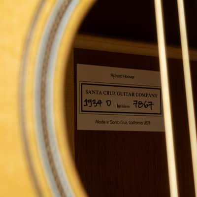 2023 Santa Cruz 1934 D Mahogany – Custom Built with 1930s Tonewoods image 4