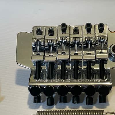 1990's Korean Ibanez RG Series SLT101 SLT-101 Chrome Floyd Rose Single Locking Tremolo Bridge image 4