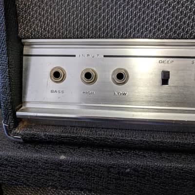 Lafayette/Univox 1235 6L6 25w 1x15” Guitar/Bass Piggyback Head & Cab Amplifier, 8 Ohm image 5