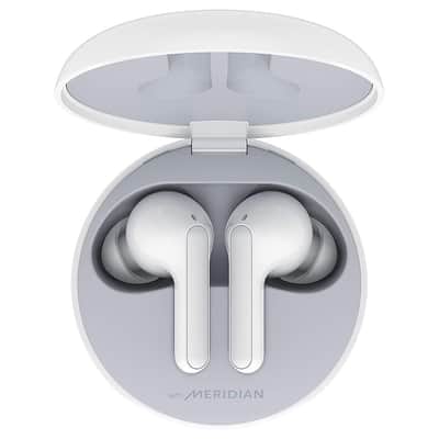 LG HBS-FN4 TONE Free Wireless In-Ear Stereo Earbuds, White image 1
