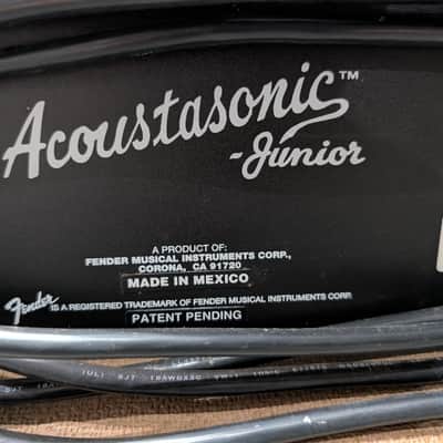 Fender Acoustasonic Jr. - Beige - 2- Channel Acoustic Guitar Amplifier image 7