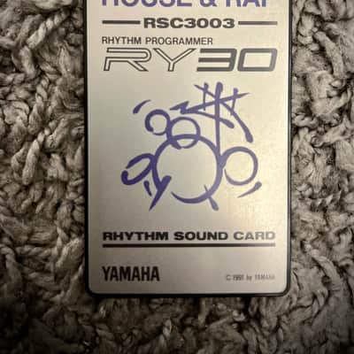 Yamaha RSC3003 House & Rap Card for RY30 1991