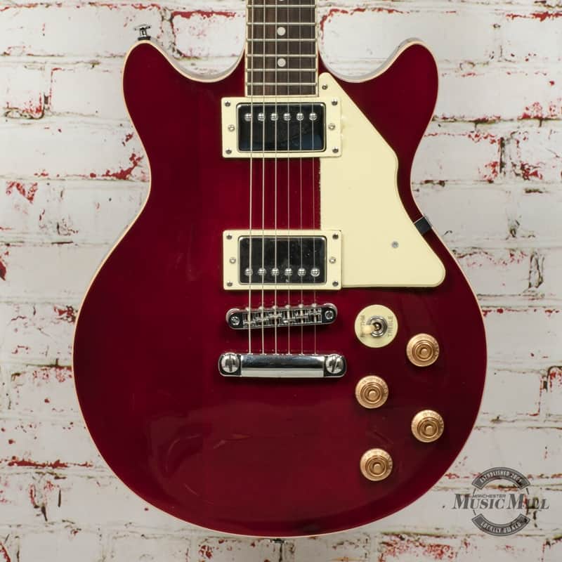 Austin Super 6 Double Cut Electric Guitar Trans Red (USED) x0060 image 1
