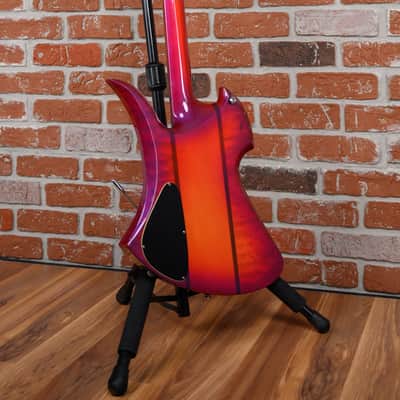 B.C.Rich Mockingbird Custom Tremolo Ultraviolet Sunburst 1985 w/Hardshell Case image 6