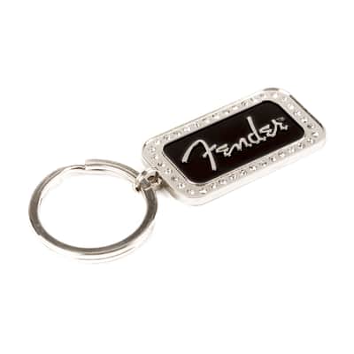 Fender Logo Rhinestone Keychain 9100273000 image 1