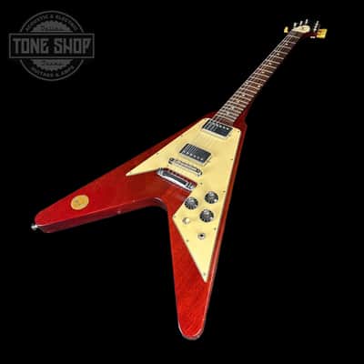 Vintage 1971 Gibson Flying V Medallion #145 w/case TSU17476 image 2