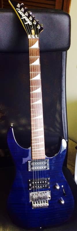 Jackson DX10 Transparent Blue image 1