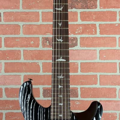 PRS SE Swamp Ash CE 24 Sandblasted Electric Guitar - Sandblasted White image 6