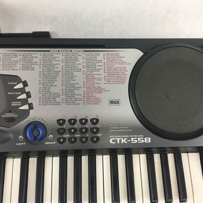 Casio CTK-558 61 Key Electronic Keyboard 100 Song Bank 100 Tones image 3