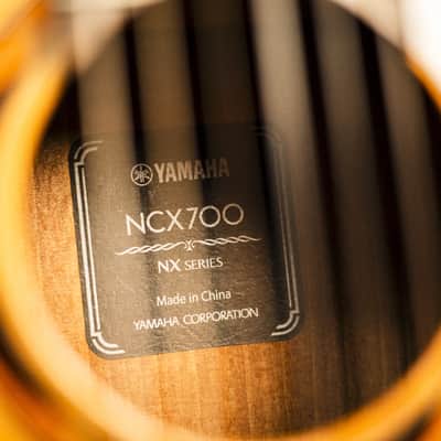 Yamaha NCX700 Acoustic/Electric Classical Guitar 2010s - Natural image 12