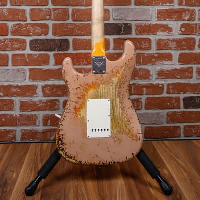 Fender Custom Shop SR25 61 Stratocaster Super Heavy Relic Dirty Shell Pink over 3-Color Sunburst 2025 w/OHSC image 7