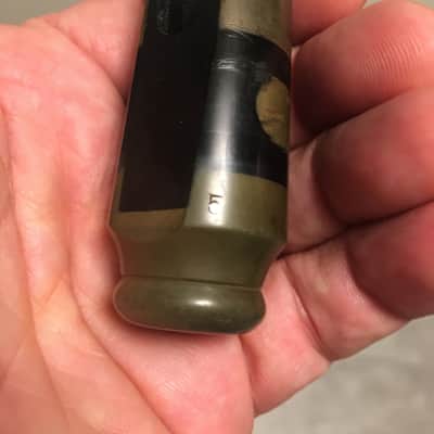 VINTAGE CONN STANDARD STEELAY 5 TIP RARE ALTO USA SAXOPHONE MOUTHPIECE NEAR MINT FINE HARD RUBBER OVERALL NICEST I'VE SEEN CAP AND LIG FREE SHIP image 16