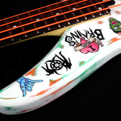 Custom Painted and Upgraded Yamaha RBX 260 With Matching Headstock And Graphics image 16