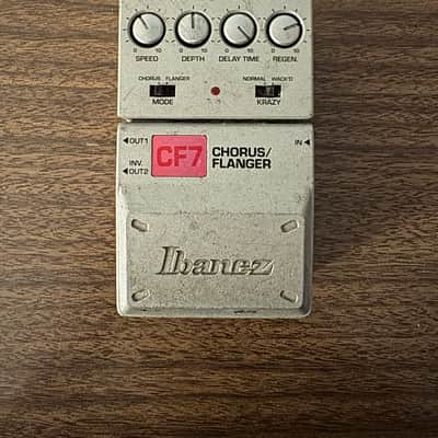 Ibanez CF7 Chorus / Flanger 2000s - Gray FREE SHIPPING image 1