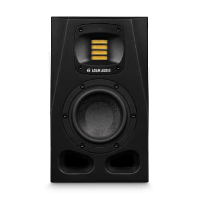 Adam Audio A4V Powered Two Way Studio Monitor 2 Pack with Isolation Pads Bundle image 2