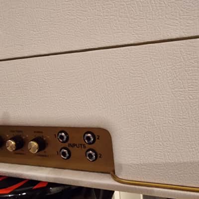 Marshall 1959SLP MK II Reissue 2-Channel 100-Watt Guitar Amp Head 1993 - 2000 - White imagen 14