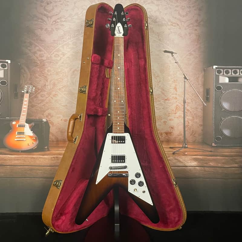 Gibson Limited Edition Japan Reissue Flying V 2015 - Vintage Sunburst image 1