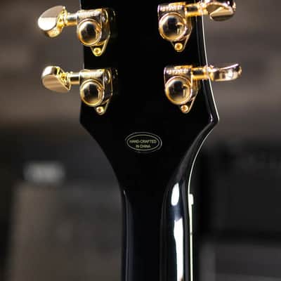Epiphone Les Paul Custom Electric Guitar - Ebony with Gig Bag image 7