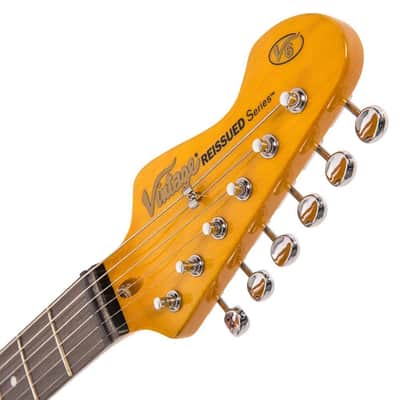 Guitare Electrique VINTAGE V6JMH - REISSUED - OLYMPIA WHITE FILLMORE image 7